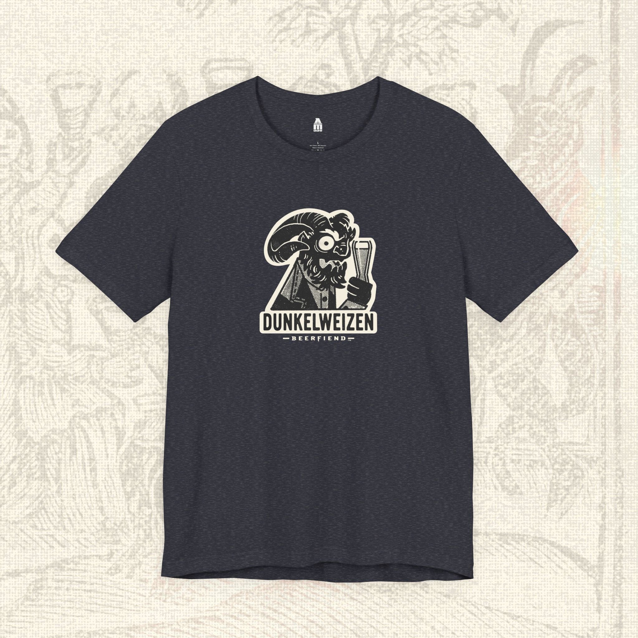 Dunkelweizen Beerfiend T-Shirt | Retro beer lover tee