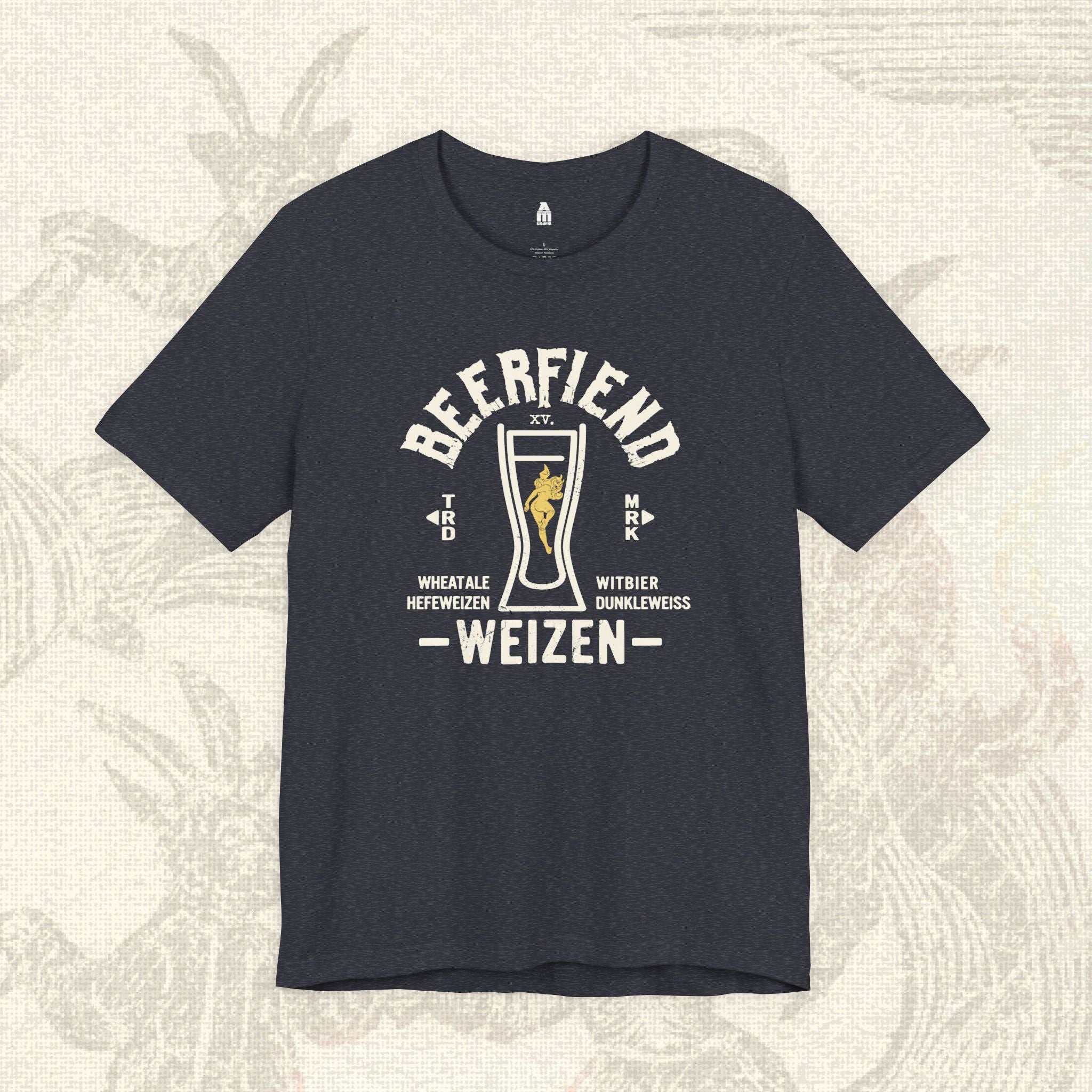 Beerfiend WEIZEN Glass Tee | Hefeweizen & Wheat Beer Style Shirt