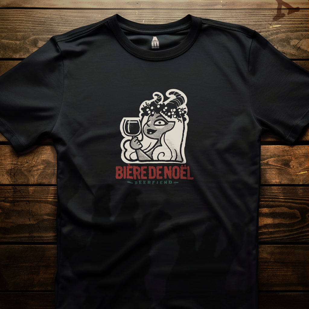 Biere de Noel Demon T-shirt | Beerfiend Holiday Ale graphic tee