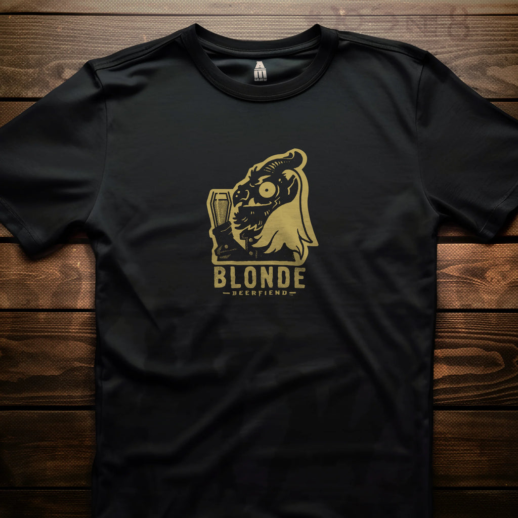 Beerfiend “Blonde” Tee | Retro Ale Lover Shirt