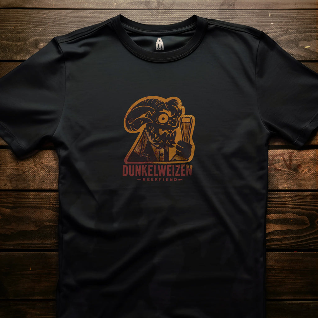 Dunkelweizen Beerfiend T-Shirt | Colour Retro beer tee