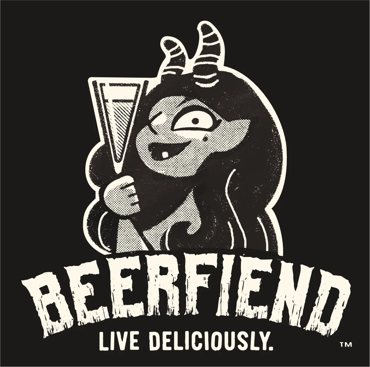 "Live Deliciously" Beerfiend Tee | Craft Beer graphic t-shirt