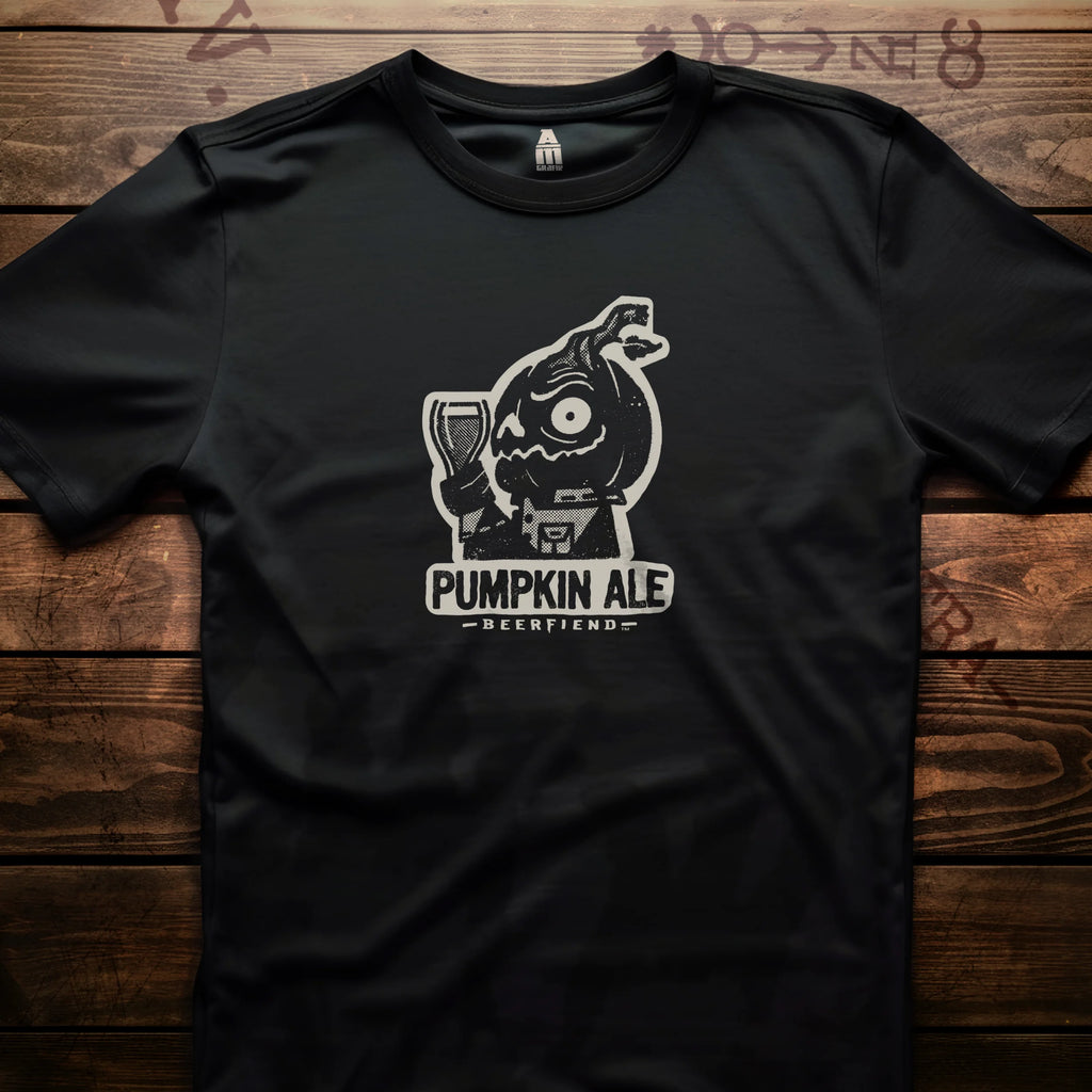 Pumpkin Ale Jack'O'Lantern T-shirt | Beerfiend Halloween themed graphic Tee