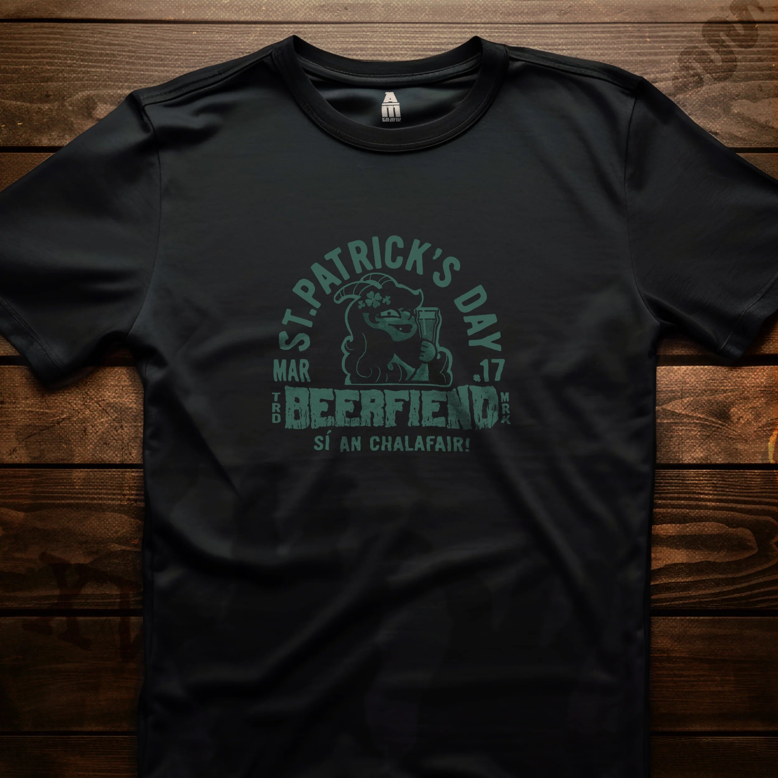 St.Patricks Beerfiend t-shirt | Irish Siren of the Cellar tee