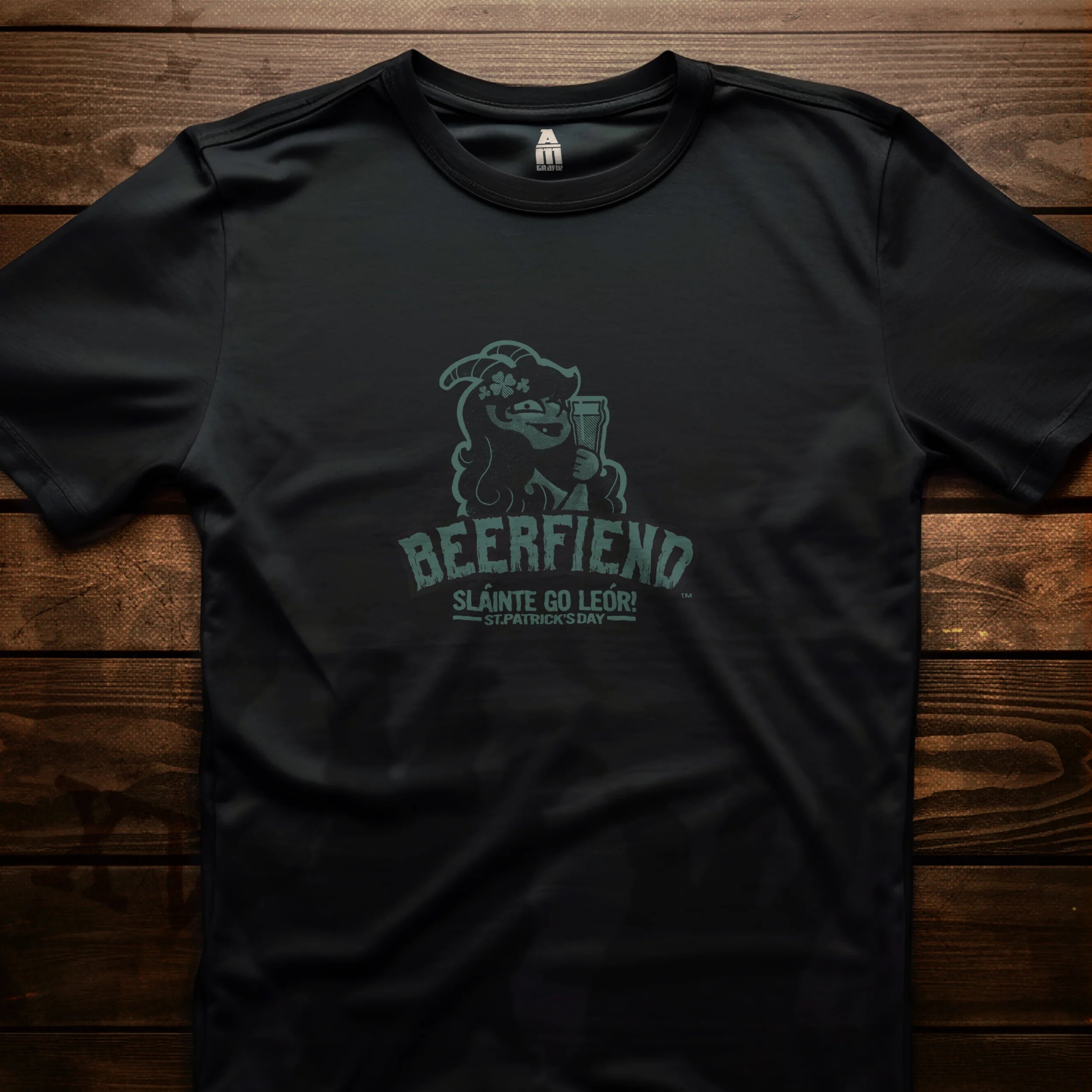 Beerfiend “Sláinte Go Leor” St. Patrick’s Day T-Shirt | Ale-Wytch tee