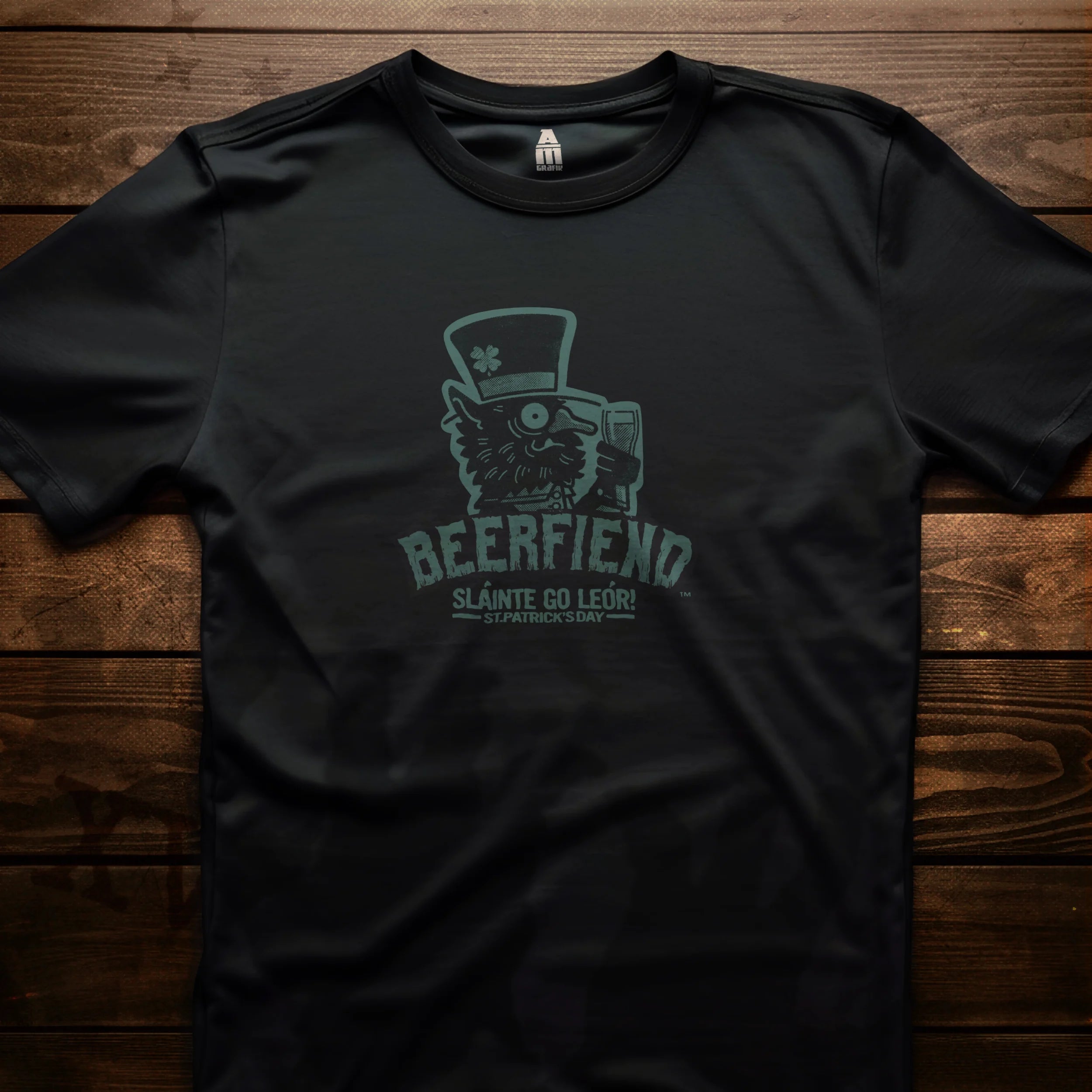 Beerfiend “Sláinte Go Leor” St. Patrick’s Day T-Shirt | Pub Fiend tee