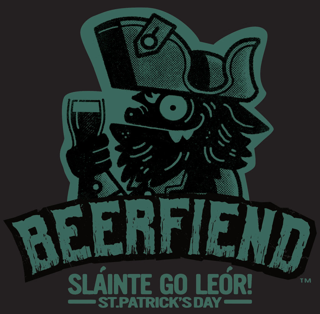 Beerfiend “Sláinte Go Leor” St. Patrick’s Day T-Shirt | Cluracán tee