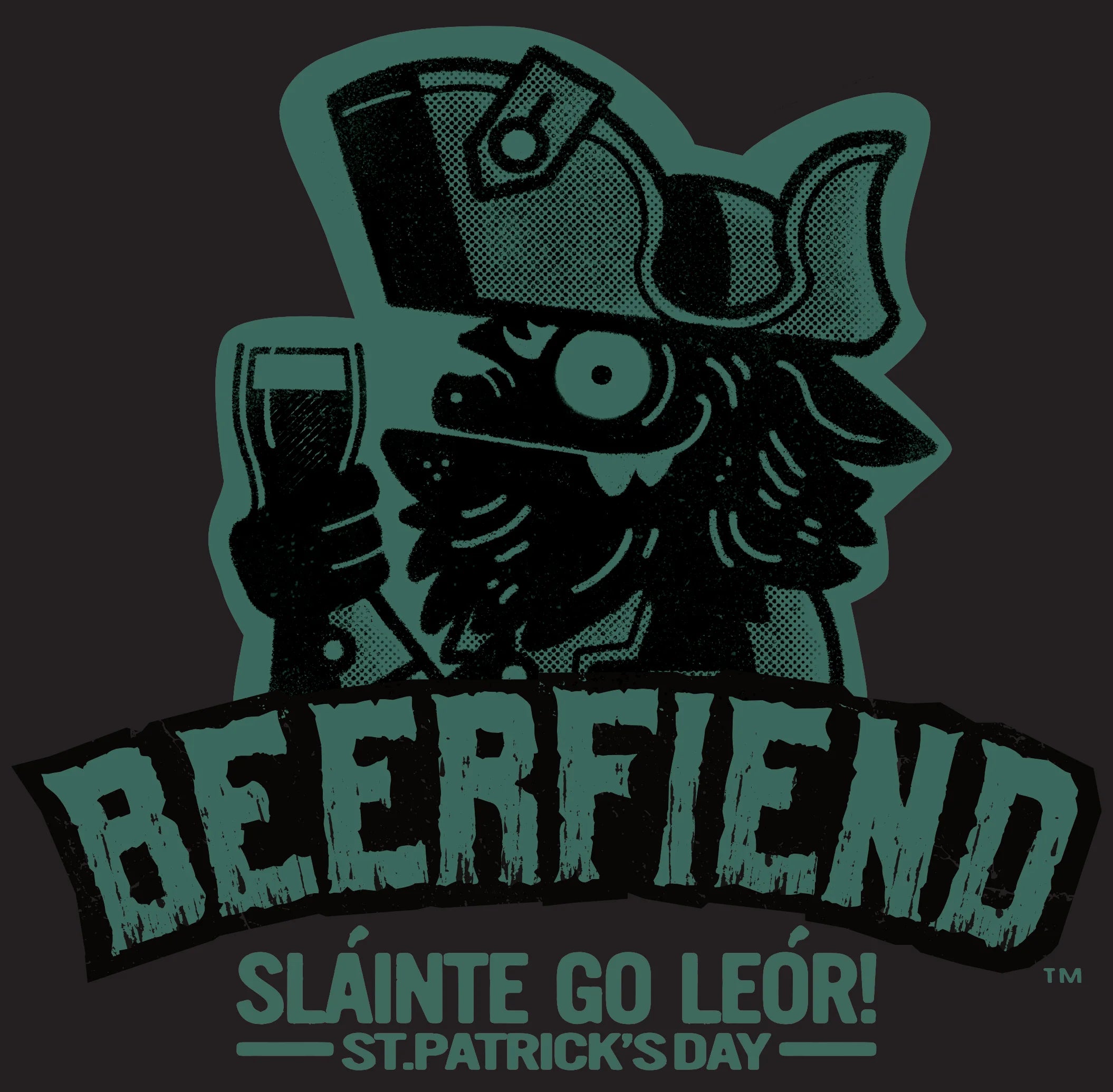 Beerfiend “Sláinte Go Leor” St. Patrick’s Day T-Shirt | Cluracán tee