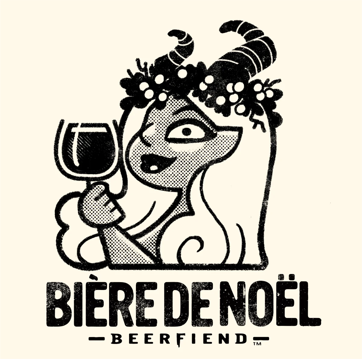 Biere de Noel Demon T-shirt | Beerfiend Holiday Ale graphic tee