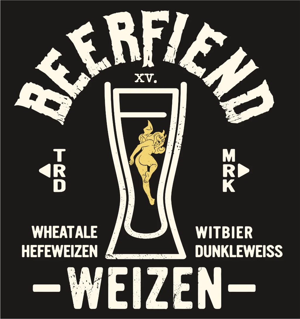 Beerfiend WEIZEN Glass Tee | Hefeweizen & Wheat Beer Style Shirt