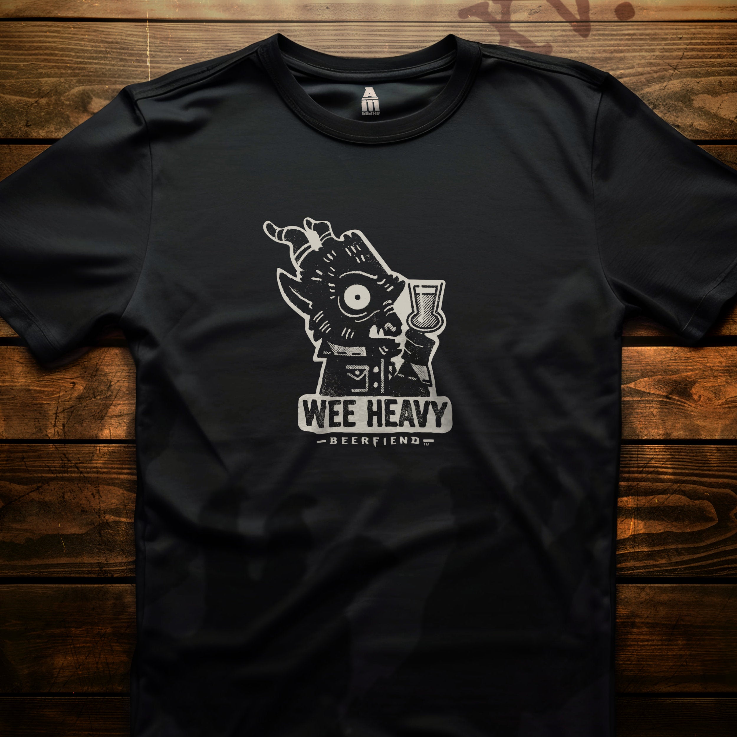 Beerfiend Wee Heavy Demon Tee | Scotch Ale Malt-Rich Mischief