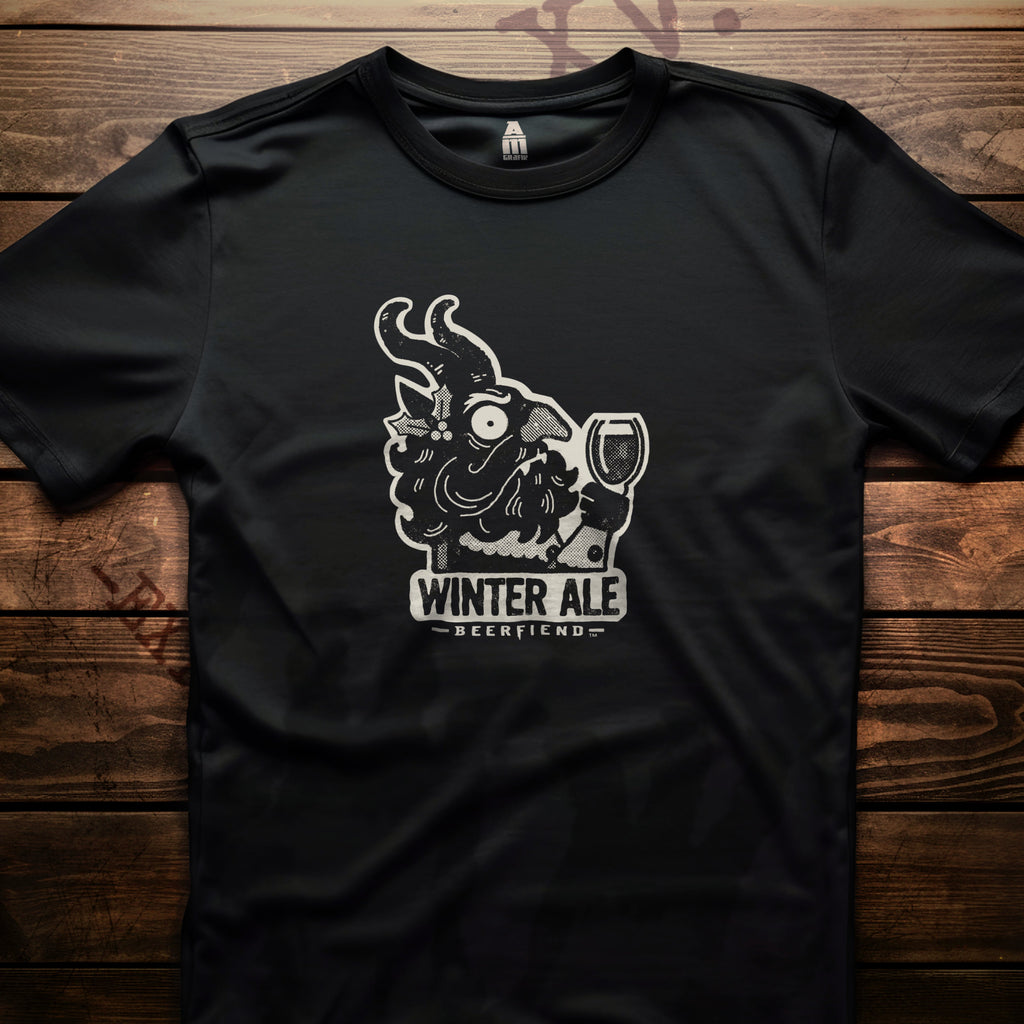 Beerfiend "Winter Ale" Krampus Tee | Seasonal Craft Beer T-Shirt
