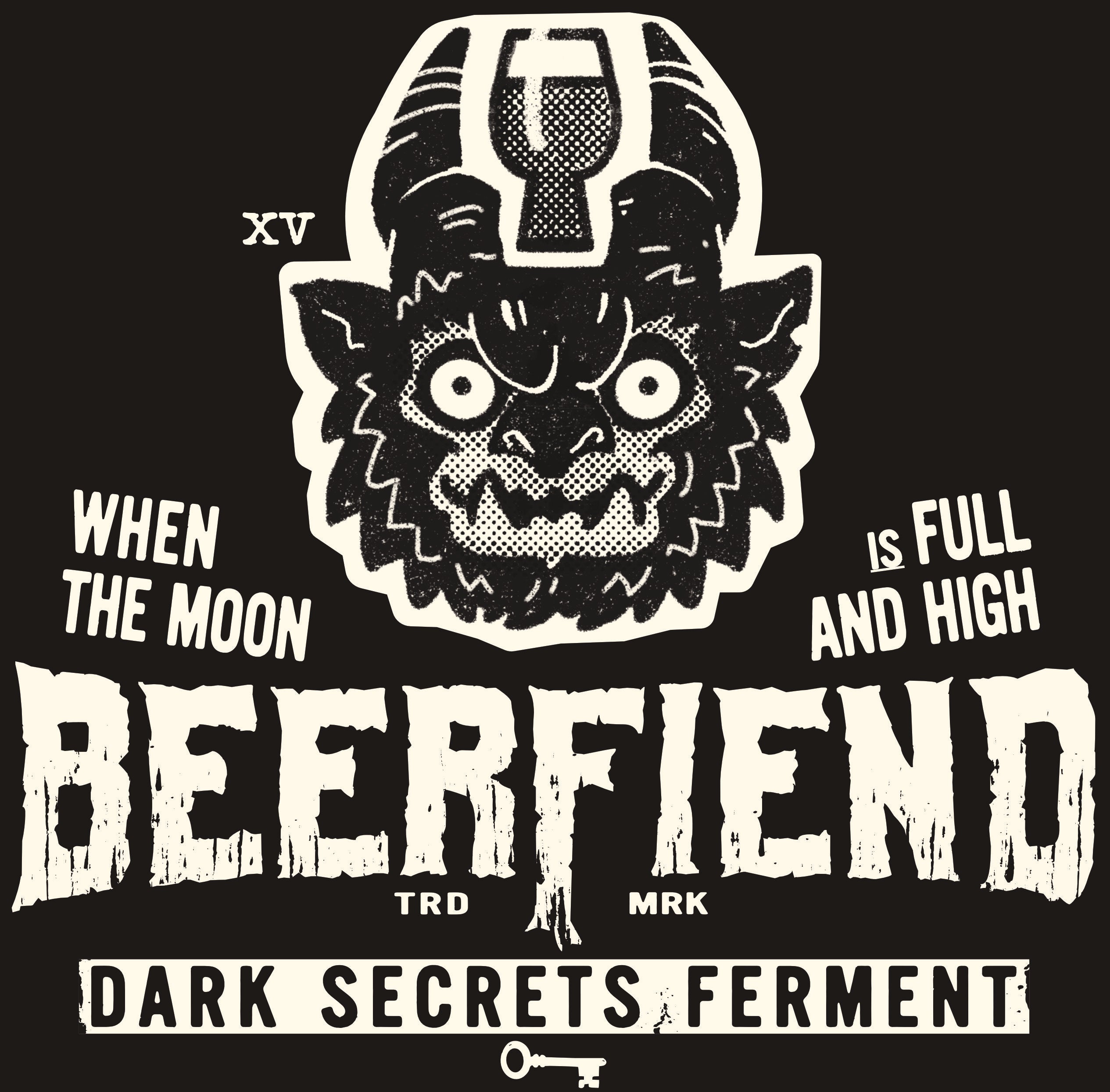DEMON'S HEAD Beerfiend Tee | Dark Secrets Ferment shirt