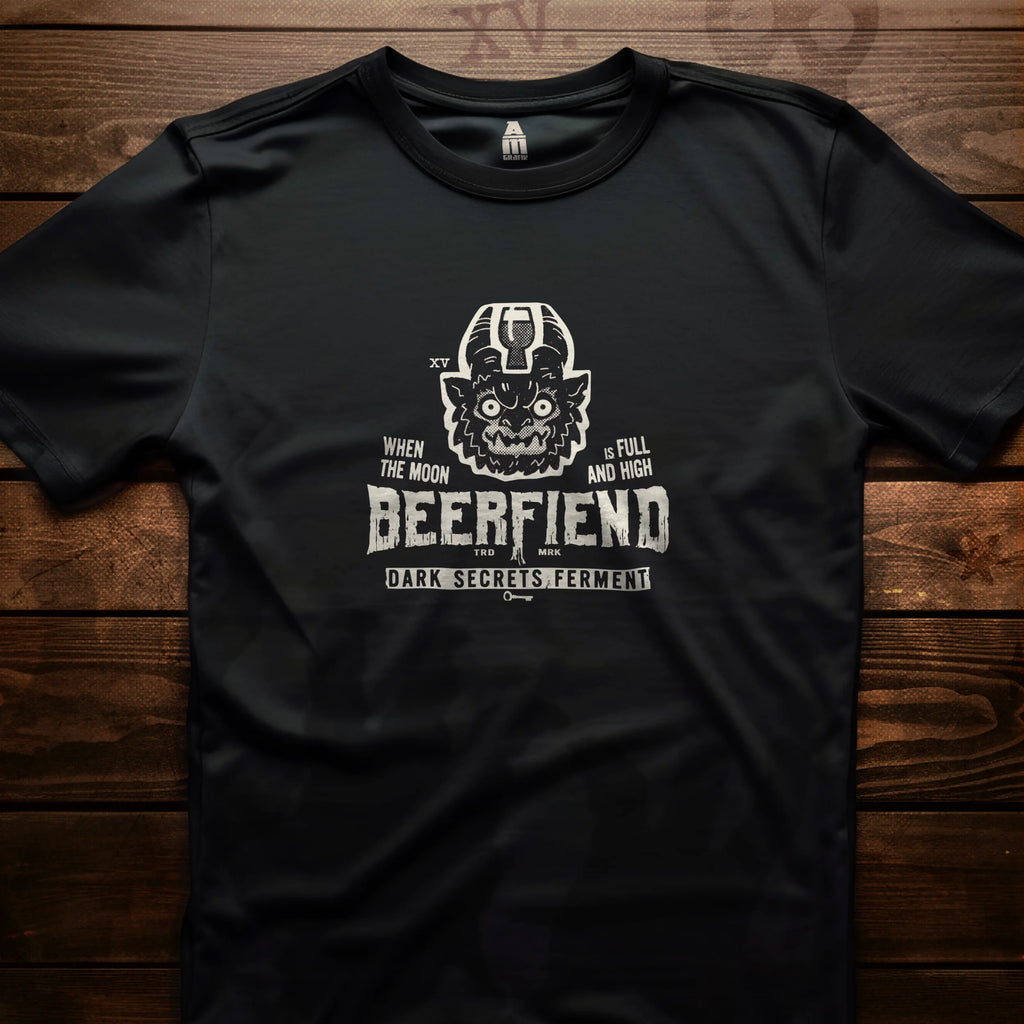 DEMON'S HEAD Beerfiend Tee | Dark Secrets Ferment shirt