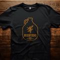 Beerfiend “Growler Series – Orange Hoofed Fiend” Tee | 66.6 fl oz of Chaos