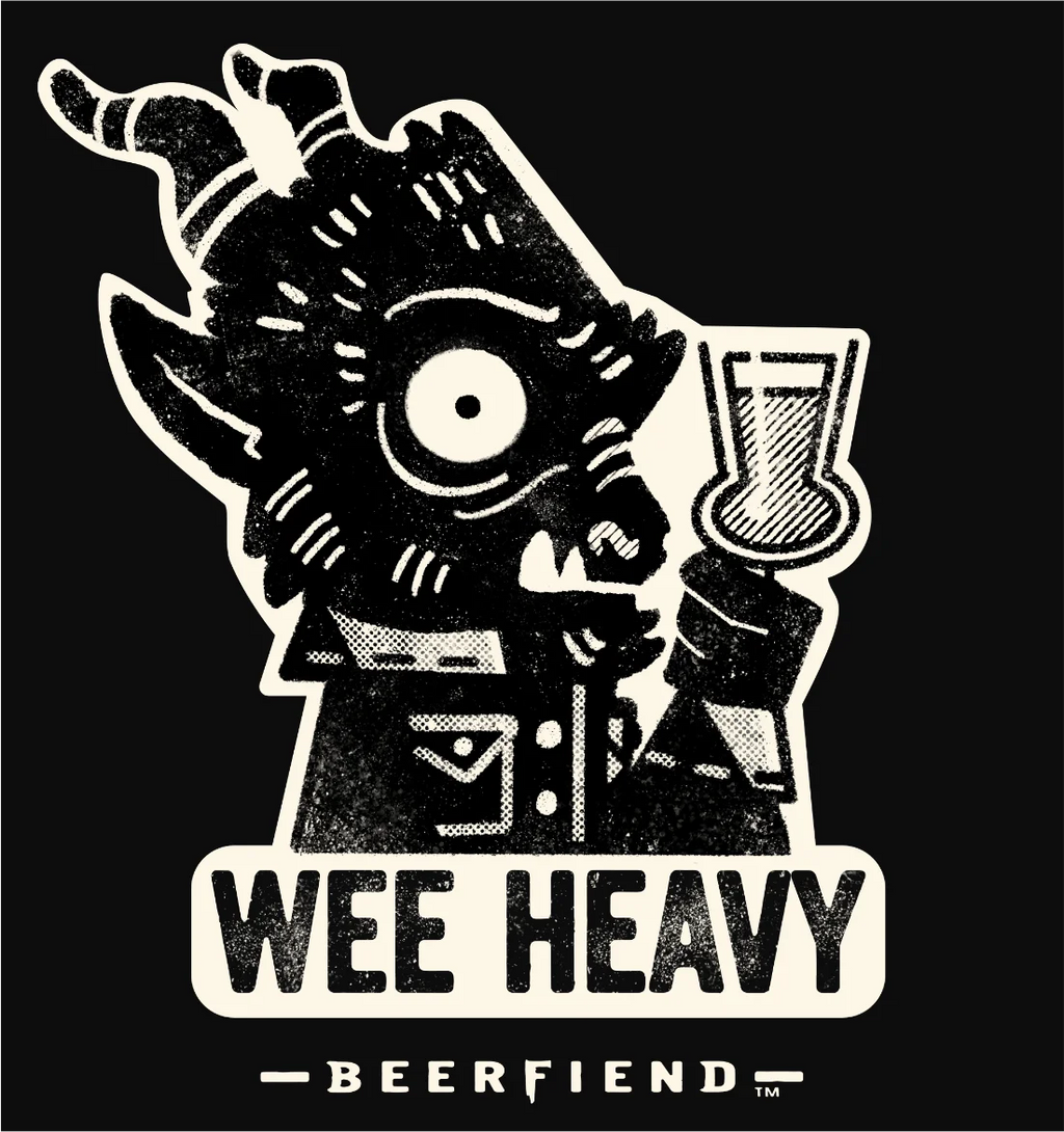 Beerfiend Wee Heavy Demon Tee | Scotch Ale Malt-Rich Mischief
