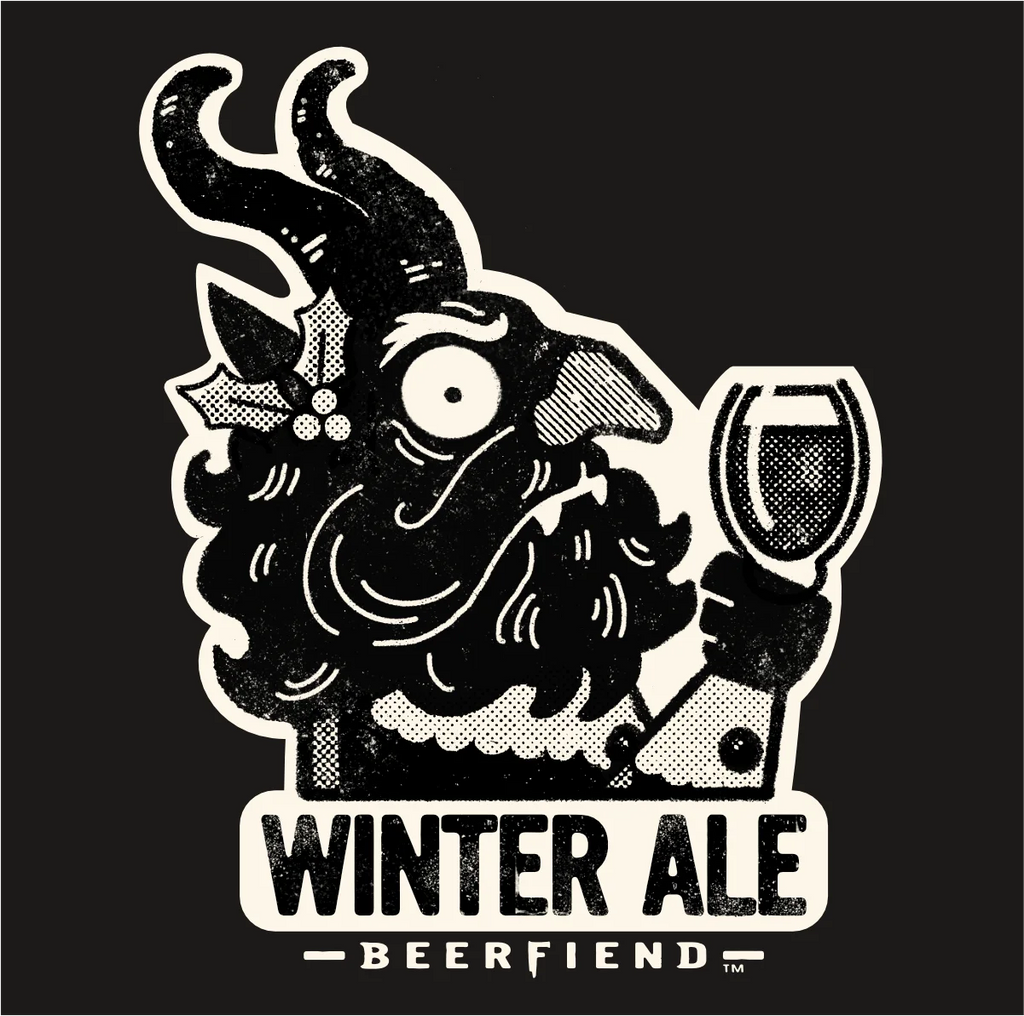 Beerfiend "Winter Ale" Krampus Tee | Seasonal Craft Beer T-Shirt