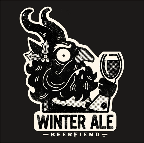 Beerfiend "Winter Ale" Krampus Tee | Seasonal Craft Beer T-Shirt