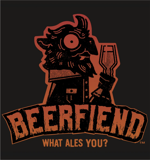 Beerfiend "What Ales You?" Demon Tee | Vintage pub style shirt
