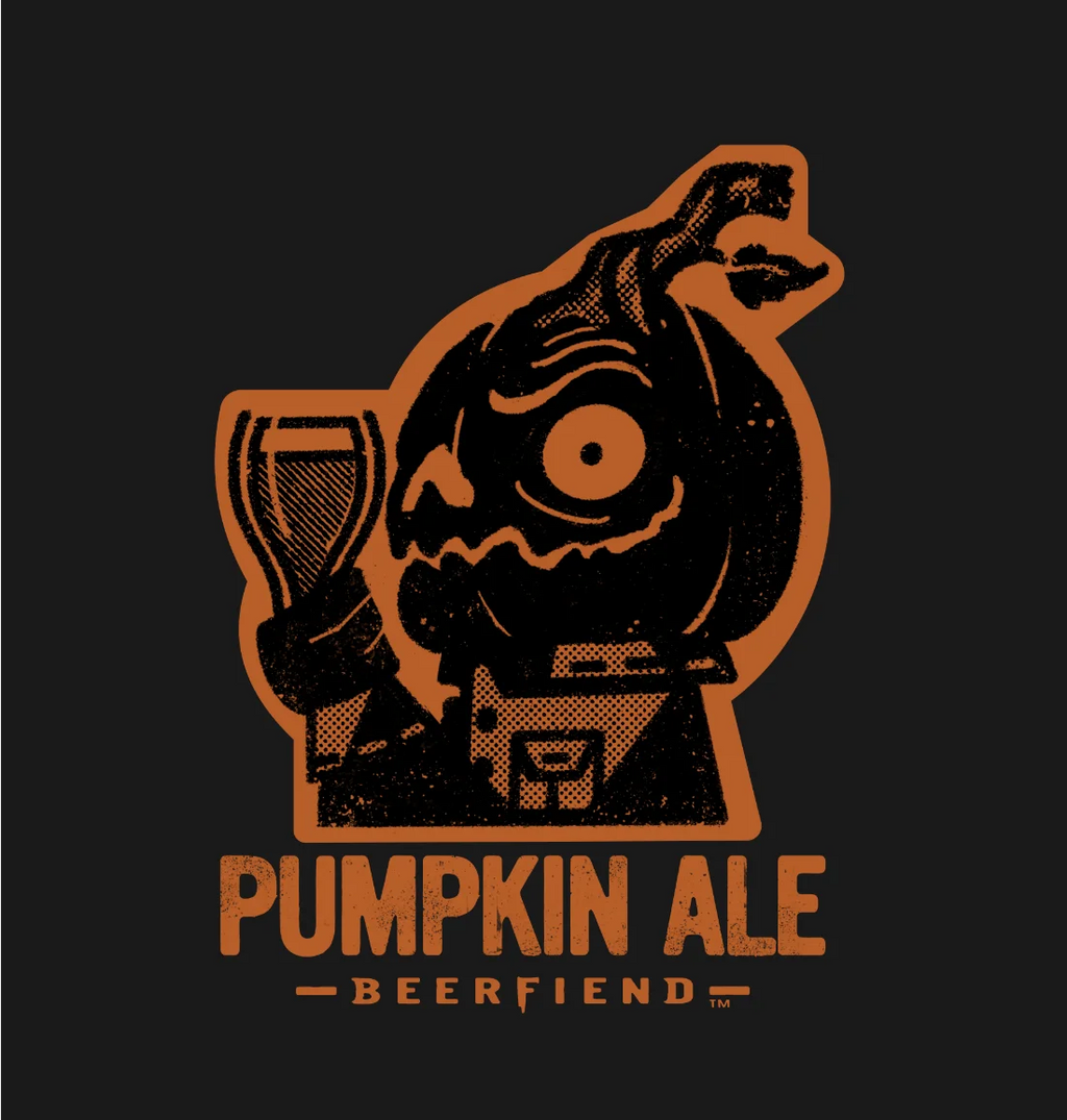 Pumpkin Ale Jack'O'Lantern Tee | Beerfiend Halloween themed graphic T-shirt